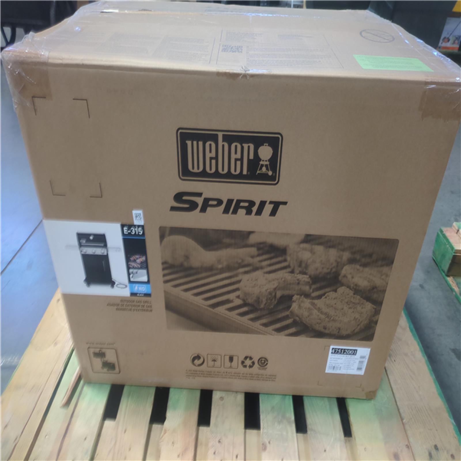 CALIFORNIA NEW WEBER SPIRIT GRILL