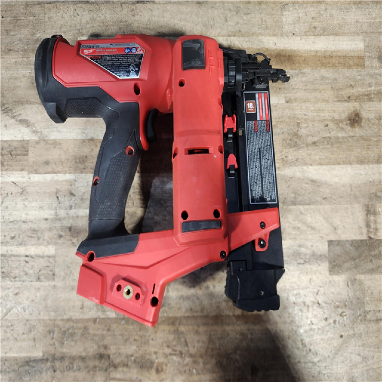 HOUSTON LOCATION - AS-IS Milwaukee FUEL 18-Volt Lithium-Ion Brushless Cordless Gen II 18-Gauge Brad Nailer (Tool-Only)