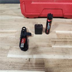 HOUSTON LOCATION - AS-IS (APPEARS LIKE NEW) Milwaukee Green 100 ft. Cross Line and Plumb Points Rechargeable Laser Level Kit