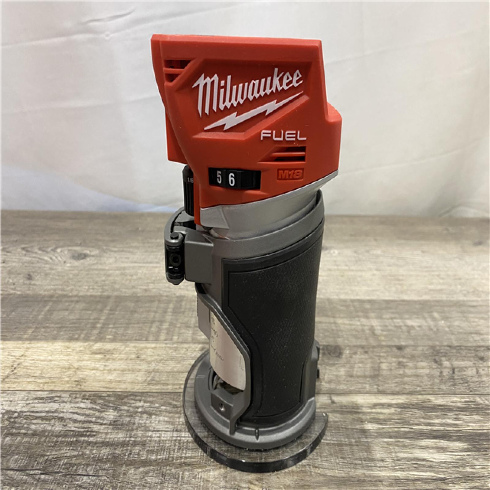 AS-IS Milwaukee FUEL 18V Lithium-Ion Brushless Cordless Compact Router (Tool-Only)