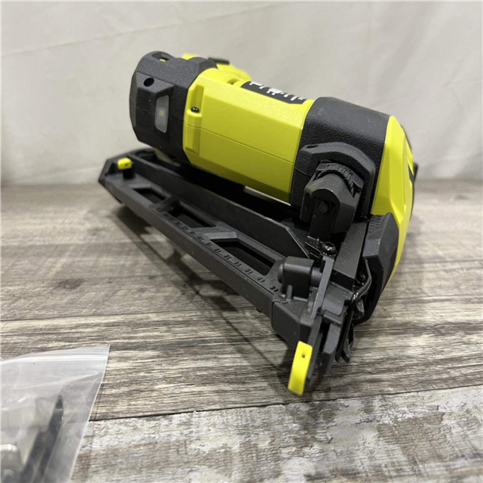 AS-IS RYOBI ONE+ HP 18V Brushless Cordless 15-Gauge 34° Angled Finish Nailer (Tool Only)