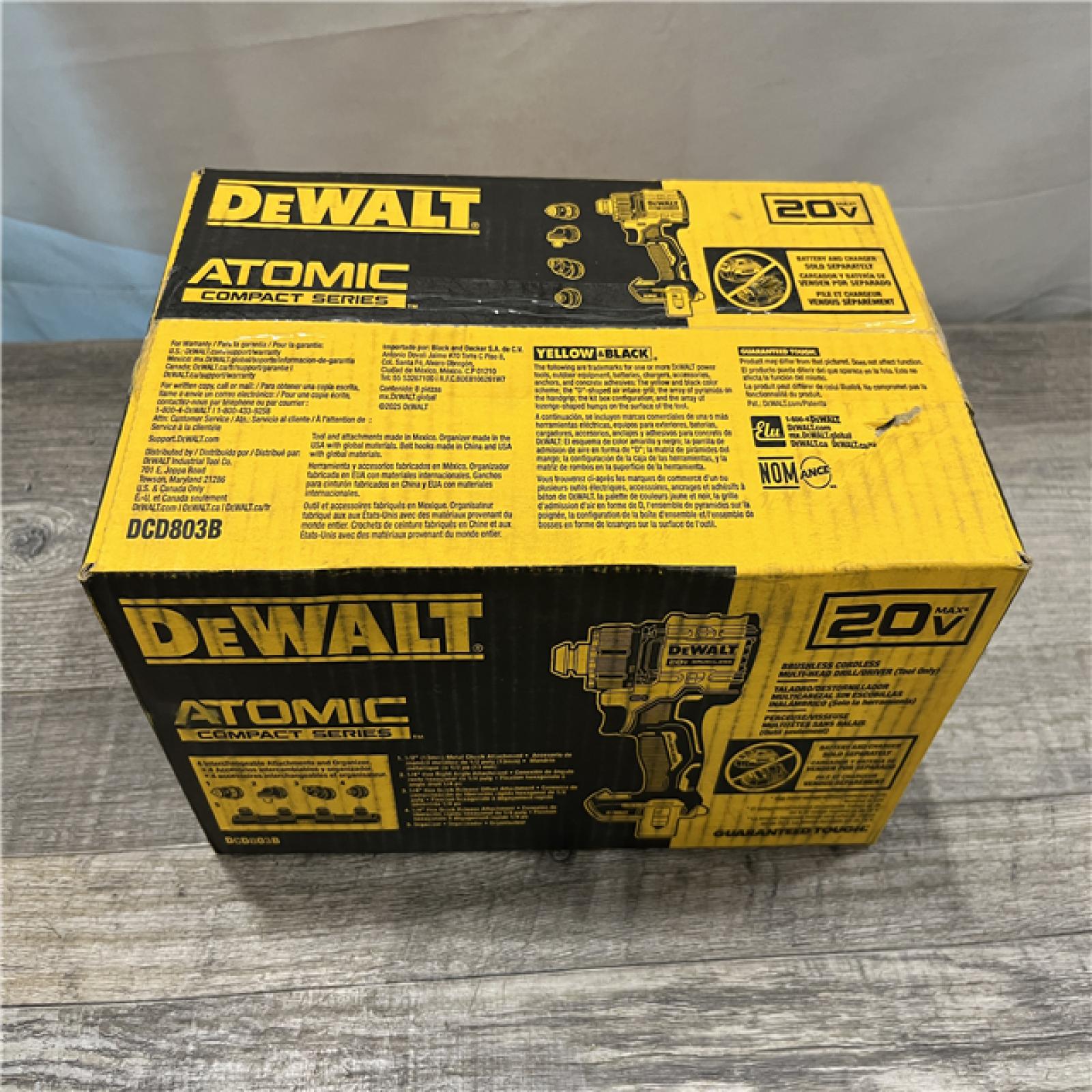 NEW - DEWALT ATOMIC 20V MAX 1/2 in. Multi-Head Drill Driver (Tool Only)