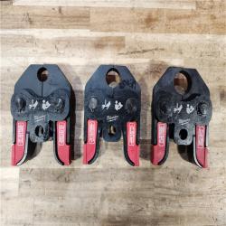 HOUSTON LOCATION - AS-IS Milwaukee 18V Lithium-Ion Cordless Short Throw Press Tool with 3 PEX Crimp Jaws Kit