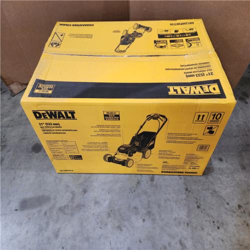 HOUSTON LOCATION - AS-IS (NEW) DeWalt 163cc 21 Dual Lever Self Propelled Lawn Mower