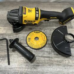 AS-IS DEWALT FLEXVOLT 60V MAX Cordless Brushless 4.5 in. to 6 in. Small Angle Grinder with Kickback Brake (Tool Only)