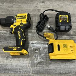 AS-IS DEWALT ATOMIC 20V Lithium-Ion Cordless 1/2 in. Hammer Drill Kit