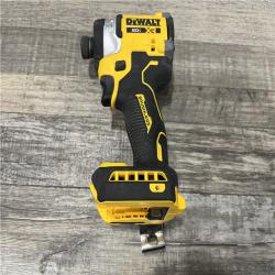 AS-IS DEWALT 20V MAX XR Lithium-Ion Brushless Cordless 3-Speed High Torque 1/4 in. Impact Driver Kit