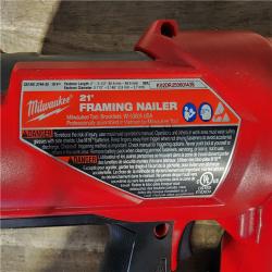 HOUSTON LOCATION - AS-IS Milwaukee 2744-20 M18 FUEL 3-1/2 in. 18V 21-Degree Lithium-Ion Brushless Cordless Framing Nailer (Tool-Only)
