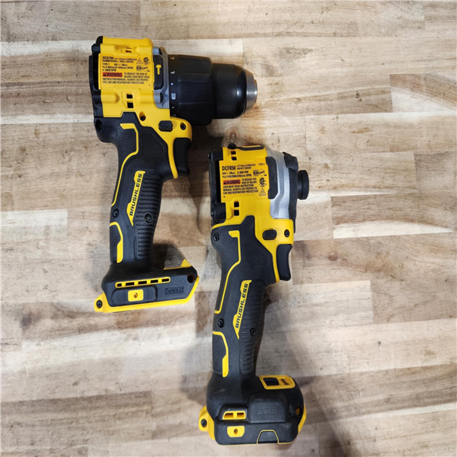 HOUSTON LOCATION - AS-IS DEWALT ATOMIC 20V MAX Lithium-Ion Cordless 2-Tool Combo Kit