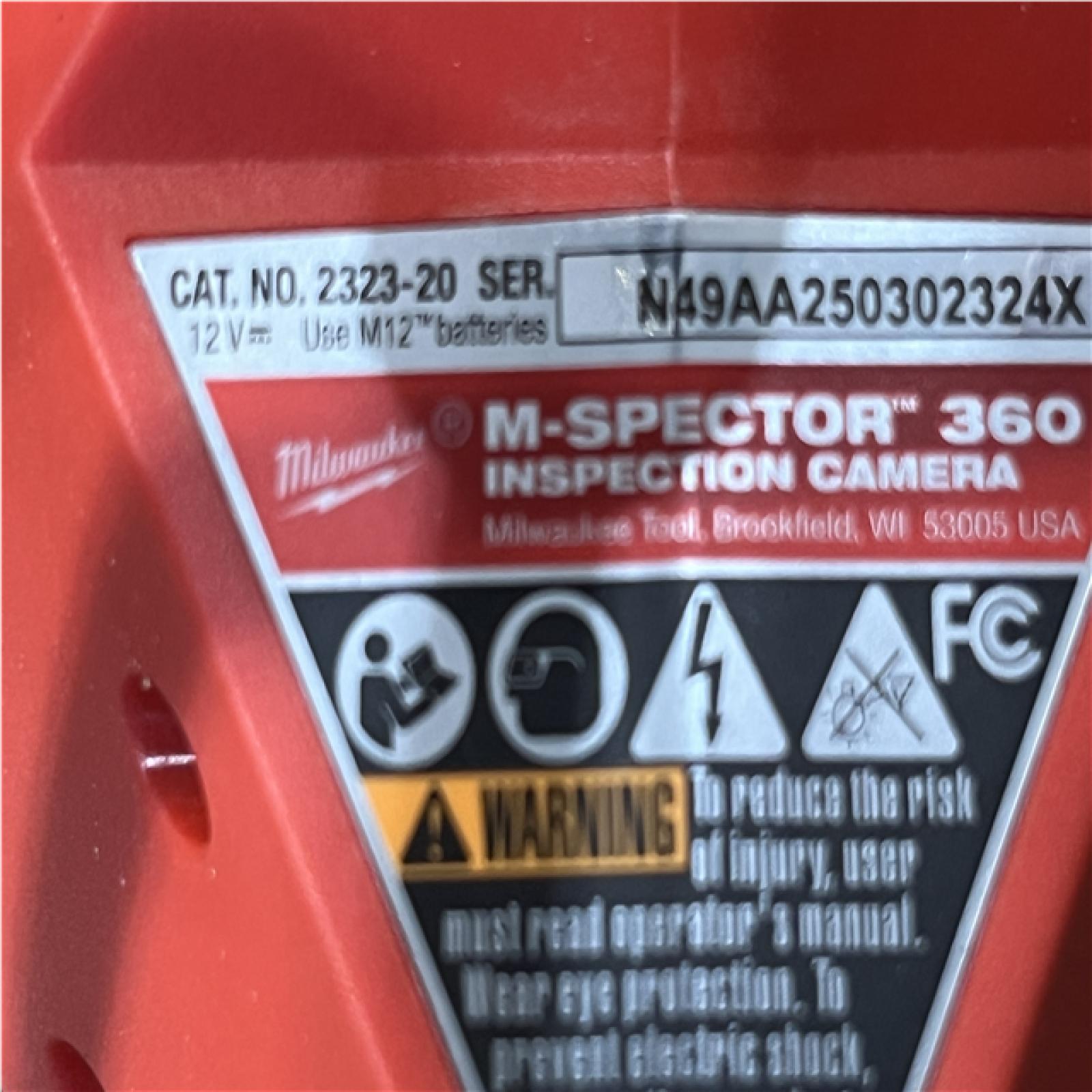 Houston Location AS-IS Milwaukee 12V Lithium-Ion Cordless M-SPECTOR 360-Degree 4 ft. Inspection Camera Kit