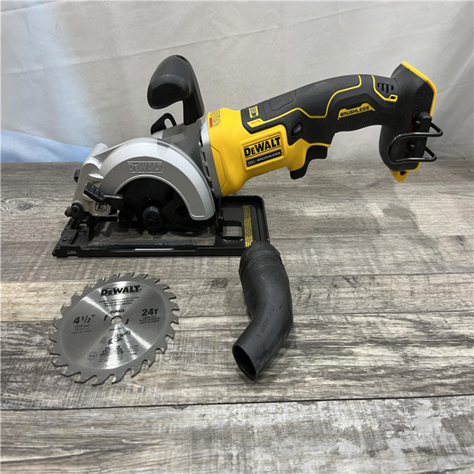 AS-IS DEWALT ATOMIC 20V MAX Cordless Brushless 4-1/2 in. Circular Saw (Tool Only)