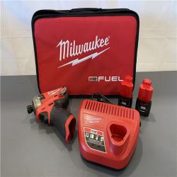 Like New! - Milwaukee M12 FUEL SURGE 12V Lithium-Ion Brushless Cordless 1/4 in. Hex Impact Driver Compact Kit W/Two 2.0Ah Batteries, Bag