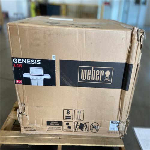 DALLAS LOCATION -  Weber Genesis S-315 3-Burner Liquid Propane Gas Grill in Stainless Steel