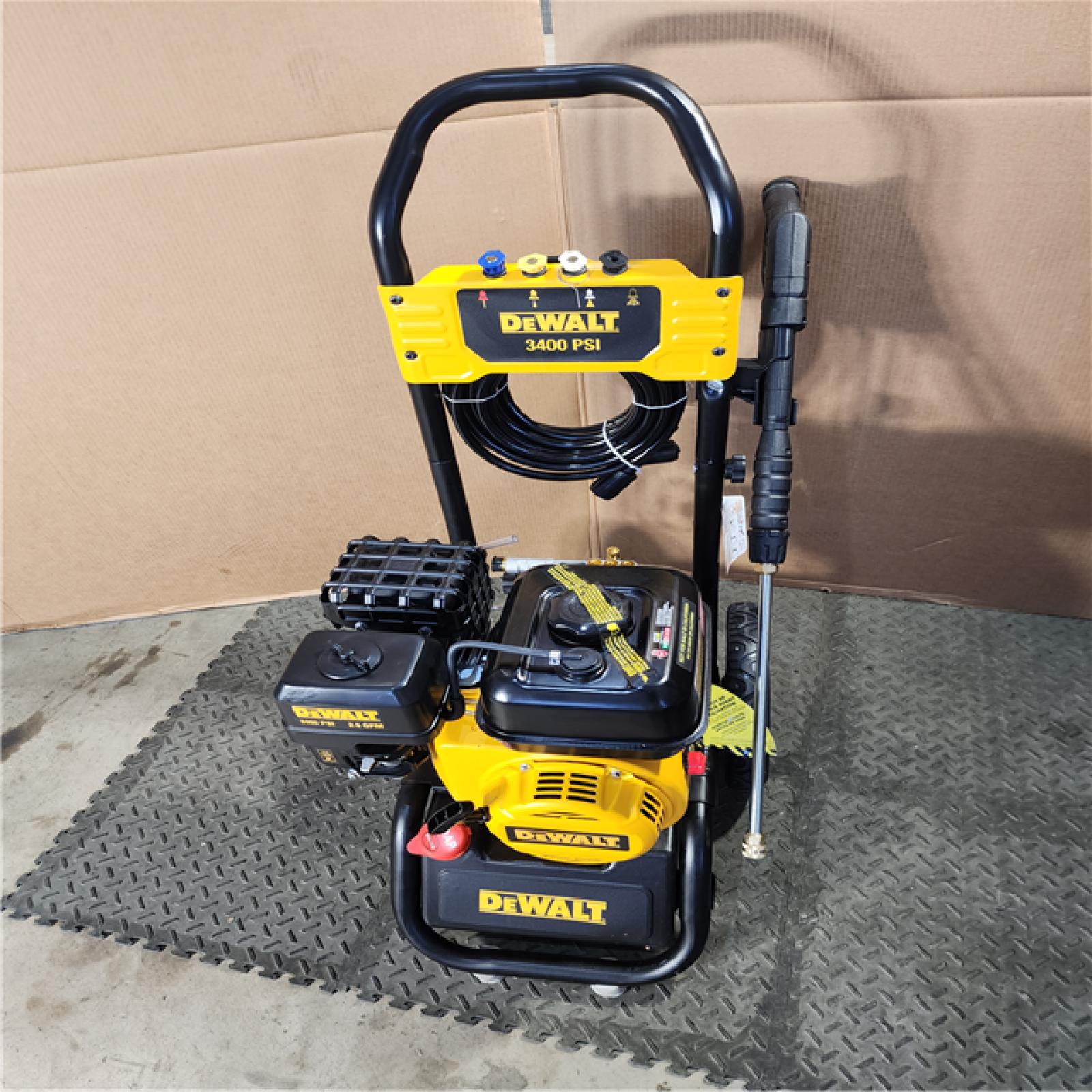 HOUSTON LOCATION - AS-IS DEWALT 3400 PSI 2.5 GPM Gas Cold Water Pressure Washer with 208cc Engine