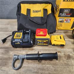 HOUSTON LOCATION - AS-IS DEWALT 20V MAX Cordless Brushless Hammer Drill/Driver 2 Tool Combo Kit with FLEXVOLT ADVANTAGE