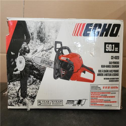 Phoenix NEW ECHO 20 in. 50.1 cc 2-Stroke Gas Rear Handle Chainsaw