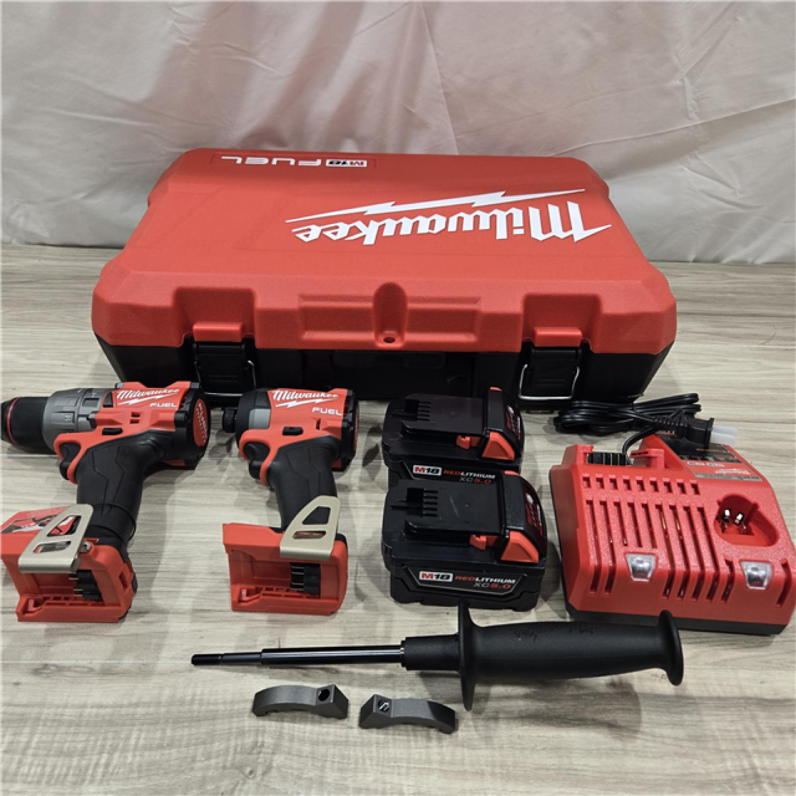 AS-IS MILWAUKEE FUEL 18V Cordless Hammer Drill and Impact Driver Combo Kit