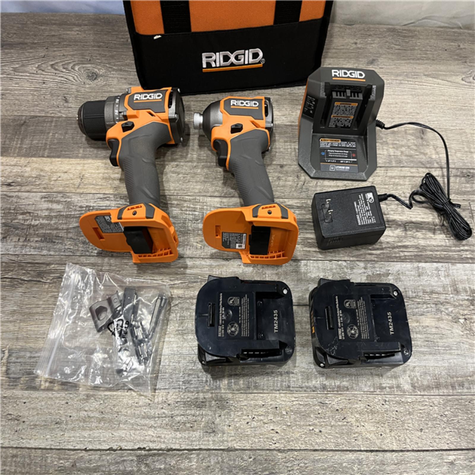 AS-IS RIDGID 18V SubCompact Brushless 2-Tool Combo Kit