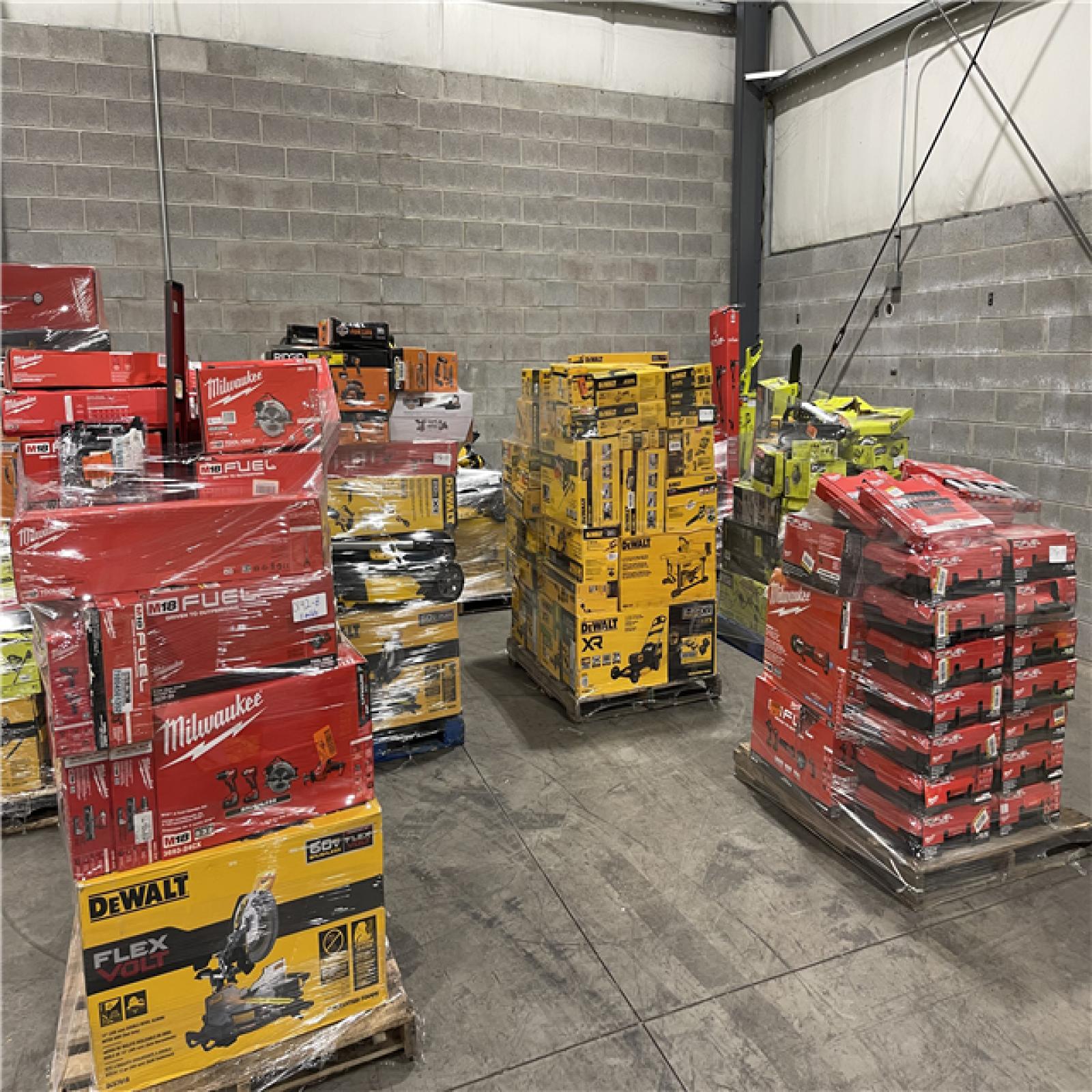 Pittston Location As-Is Power Tools Partial Truckload (11 pallets) 0142-B