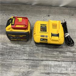 AS-IS DEWALT 20V/60V MAX FLEXVOLT Lithium-Ion 9.0Ah Battery and Charger Starter Kit