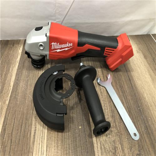AS-IS Milwaukee 18V Lithium-Ion Brushless Cordless 4-1/2 in./5 in. Grinder w/Paddle Switch (Tool-Only)