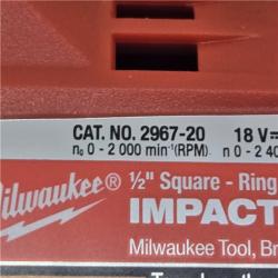 AS-IS Milwaukee FUEL 18V Cordless 1/2 in. Impact Wrench Kit