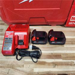 HOUSTON LOCATION - AS-IS MILWAUKEE 2674-22C M18 Short Throw Press Tool Kit with PEX Crimp Jaws