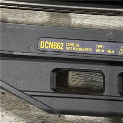 AS-IS DEWALT 20V MAX XR 16-Gauge Lithium-Ion Cordless Finish Nailer (Tool Only)