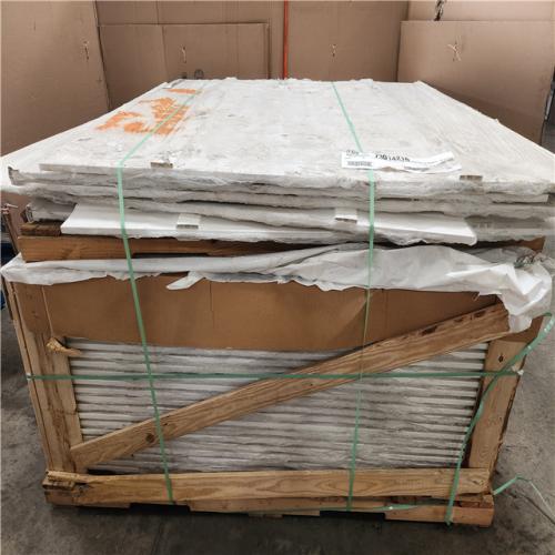 Phoenix AS-IS Veranda Linden 6 ft. H x 6 ft. W Windham Privacy Panel White (Unassembled) Pallet (23-Pieces)