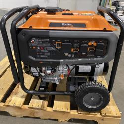 Dallas Location - As-Is Generac 12 500/9500-Watt Electric Start Tri Fuel Portable Generator