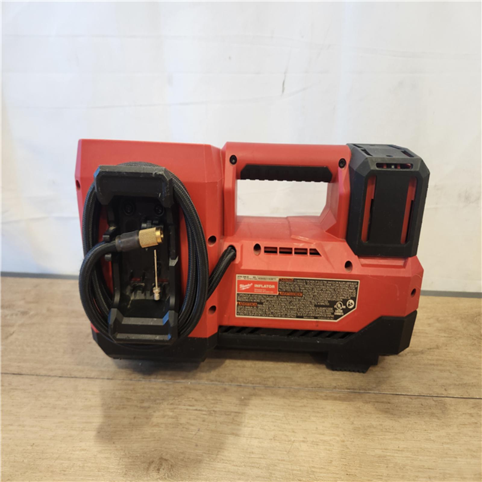 AS-IS- MILWAUKEE  18-Volt Lithium-Ion Cordless Inflator (Tool-Only)