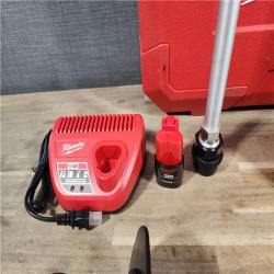 HOUSTON LOCATION - AS-IS M12 12-Volt Lithium-Ion Cordless Drain Cleaning Airsnake Air Gun Kit with (1) 2.0Ah Battery, Toilet Attachments
