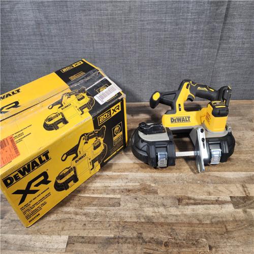 HOUSTON LOCATION - AS-IS DEWALT 20-Volt MAX 3-3/8 in. Cordless Brushless Bandsaw (Tool-Only)