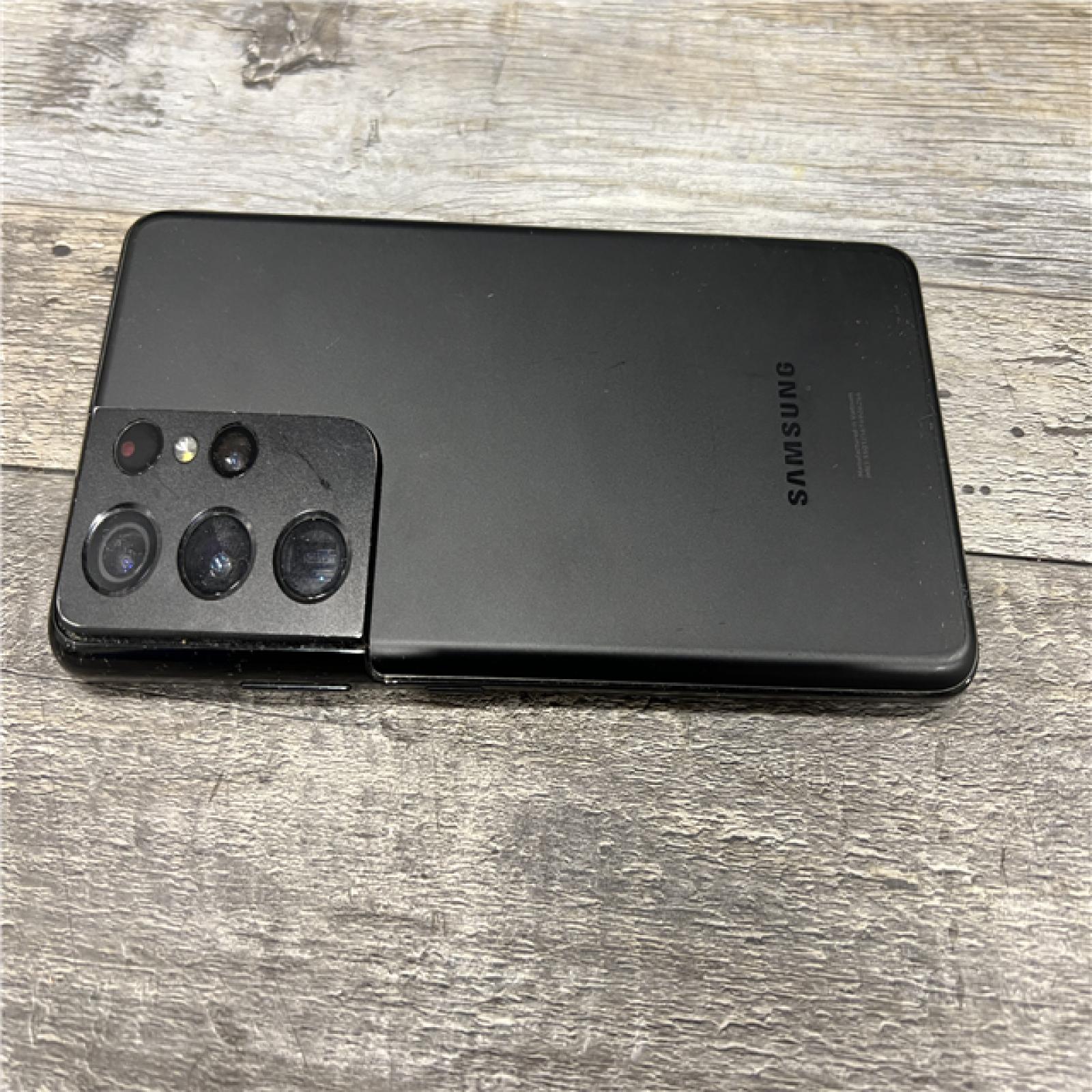AS-IS At&T Samsung Galaxy S21 Ultra 5G Black 128GB