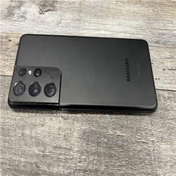 AS-IS At&T Samsung Galaxy S21 Ultra 5G Black 128GB