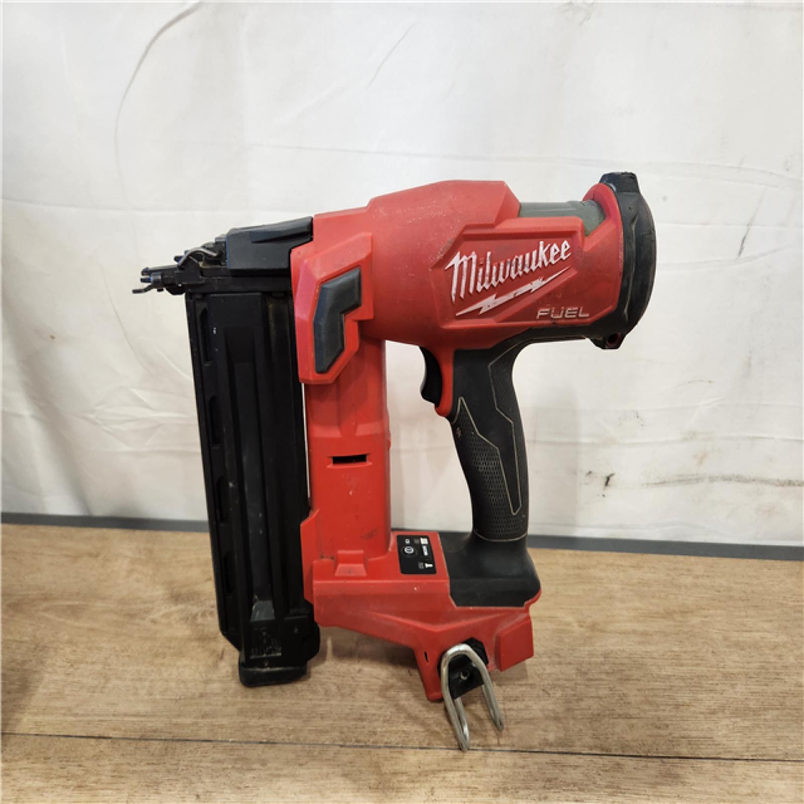 AS-IS- Milwaukee FUEL 18-Volt Lithium-Ion Brushless Cordless Gen II 18-Gauge Brad Nailer (Tool-Only)