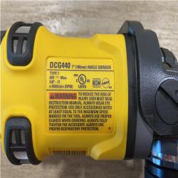 AS-IS DEWALT FLEXVOLT 60V Cordless 7 in. Angle Grinder (Tool-Only)