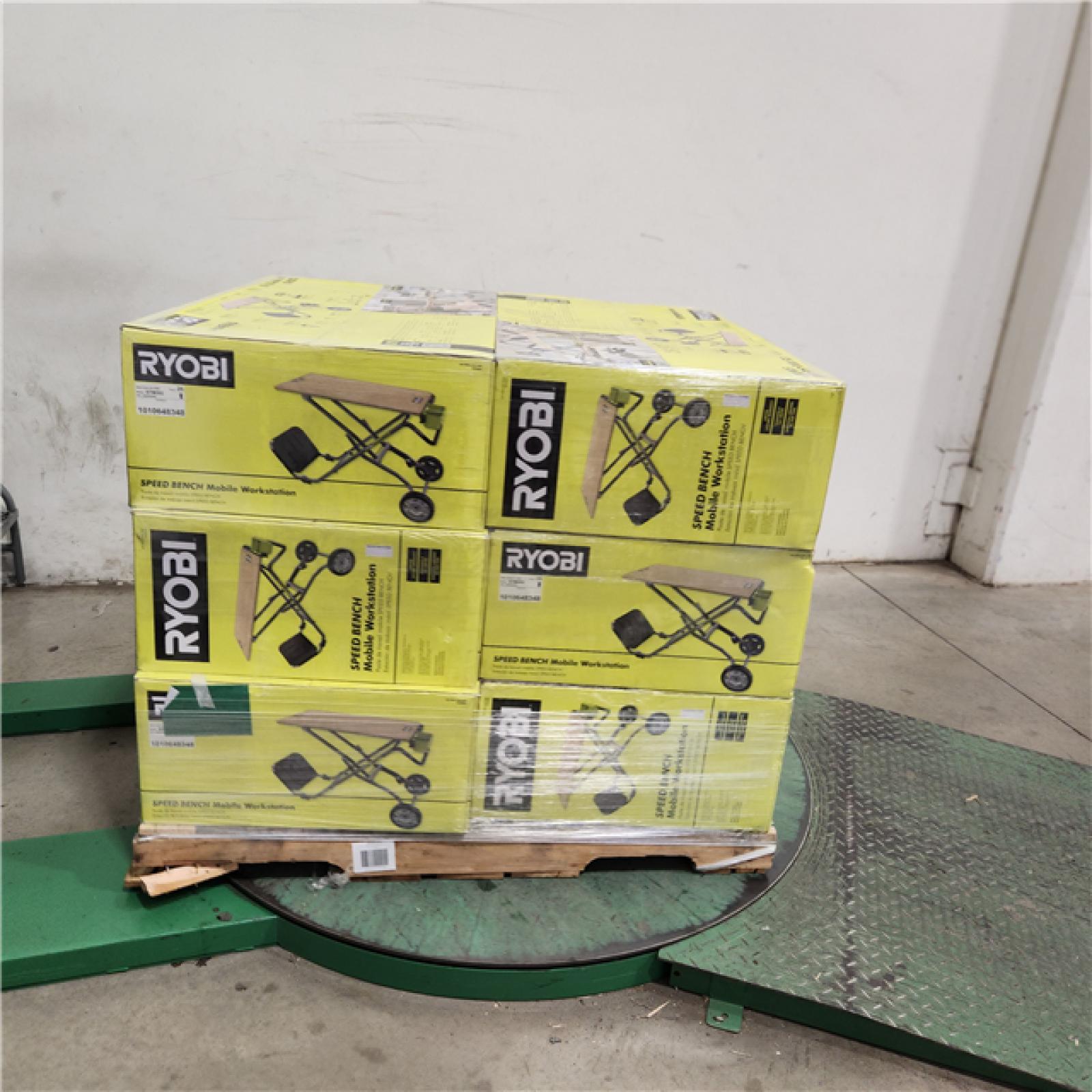 Dallas Location - NEW- RYOBI SPEED BENCH Mobile Workstation(Lot Of 6)