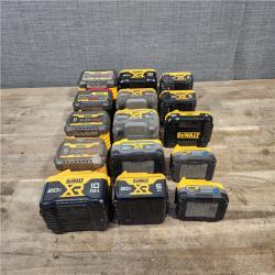 HOUSTON LOCATION - AS-IS DEWALT BATTERY PACK QTY - 15