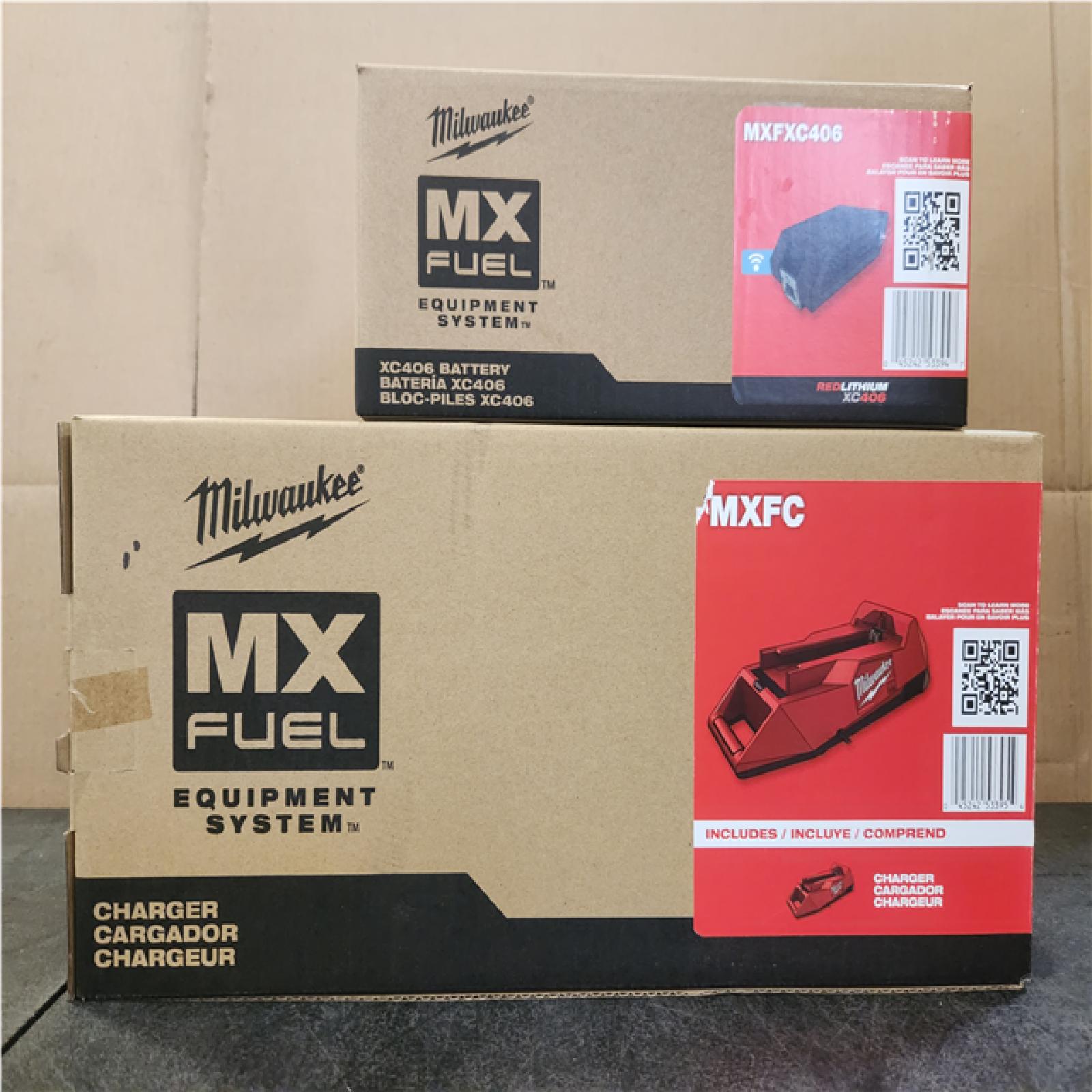 Phoenix SEALED Milwaukee Tool  MX FUEL™ CHARGER with MXFXC406 MX FULE Battery