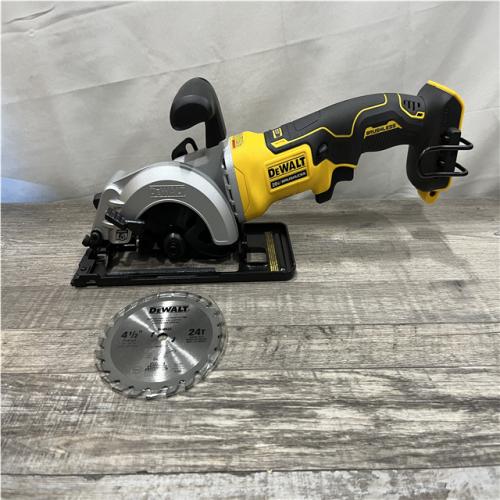 AS-IS DEWALT ATOMIC 20V MAX Cordless Brushless 4-1/2 in. Circular Saw (Tool Only)