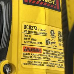 AS-IS DEWALT 20V MAX XR Cordless Brushless 1 in. SDS Plus L-Shape Rotary Hammer (Tool Only)
