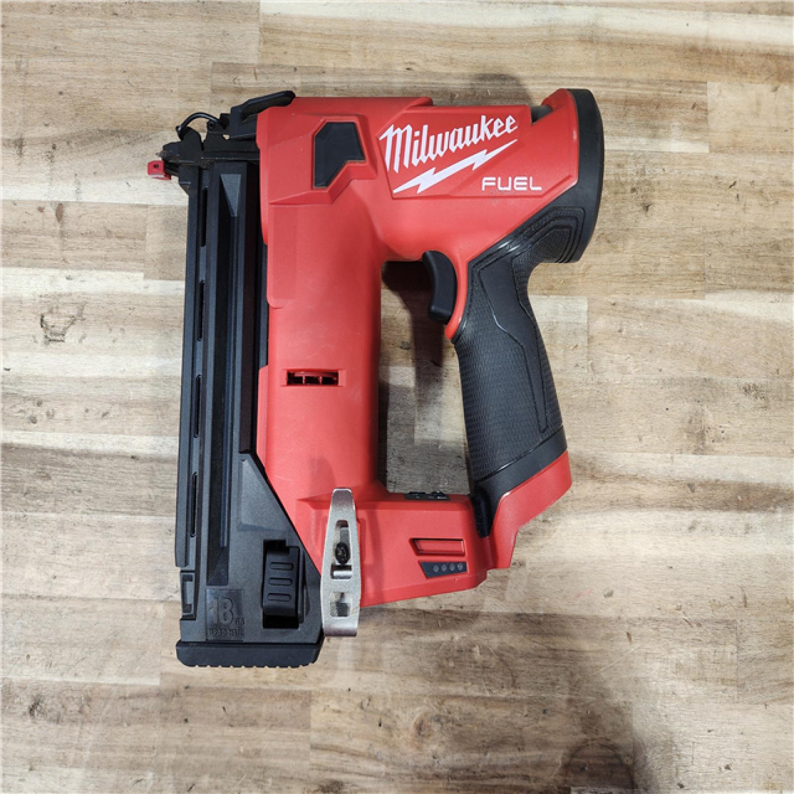HOUSTON LOCATION - AS-IS Milwaukee FUEL 12-Volt Lithium-Ion Brushless Cordless 18-Gauge 1-1/2 in. Compact Brad Nailer (Tool Only)