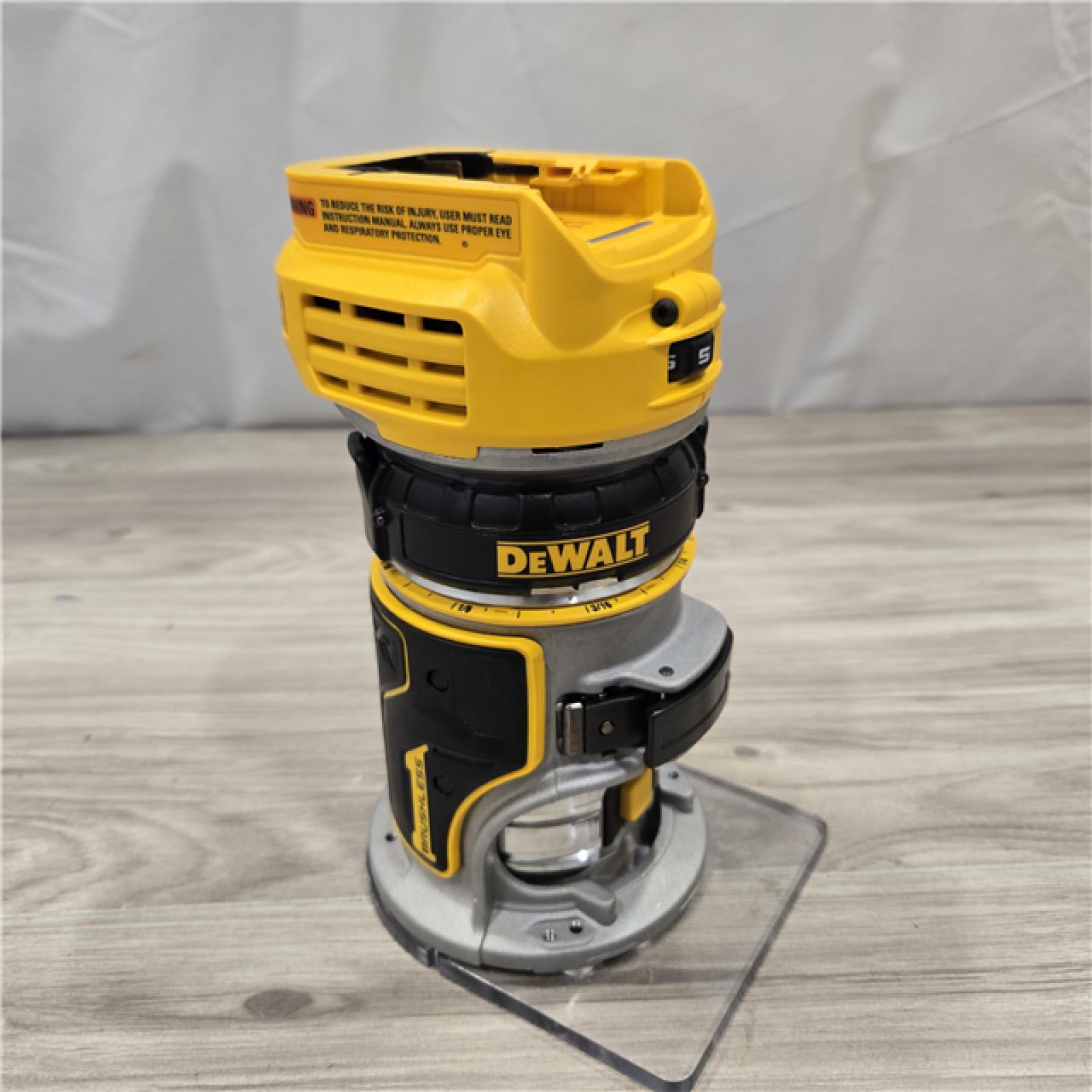 AS-IS Dewalt 20V MAX XR Brushless Cordless Compact Router (Tool Only)