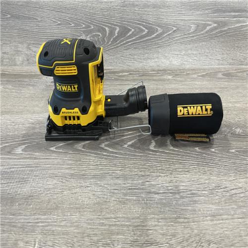 AS-IS DEWALT 20V MAX XR Cordless Brushless 1/4 Sheet Variable Speed Sander (Tool Only)