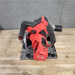 HOUSTON LOCATION - AS-IS Milwaukee M18 FUEL 18V Lithium-Ion Cordless Brushless 6-1/2 in. Plunge Cut Track Saw (Tool-Only)