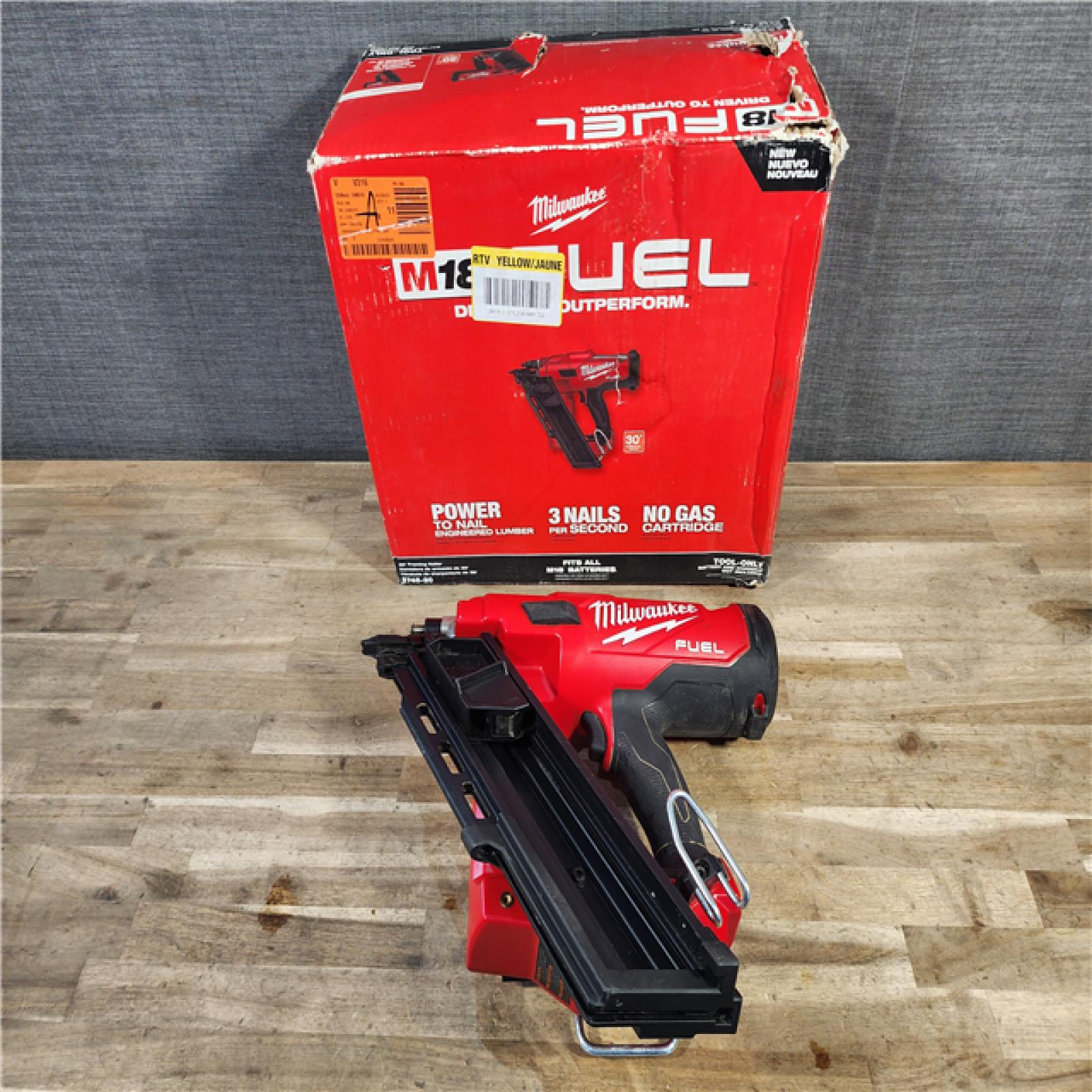 HOUSTON LOCATION - AS-IS M18 FUEL 3-1/2 in. 18-Volt 30-Degree Lithium-Ion Brushless Cordless Framing Nailer (Tool-Only)