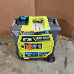 HOUSTON LOCATION - AS-IS RYOBI 2 300-Watt Recoil Start Bluetooth Super Quiet Gasoline Powered Digital Inverter Generator with CO Shutdown Sensor