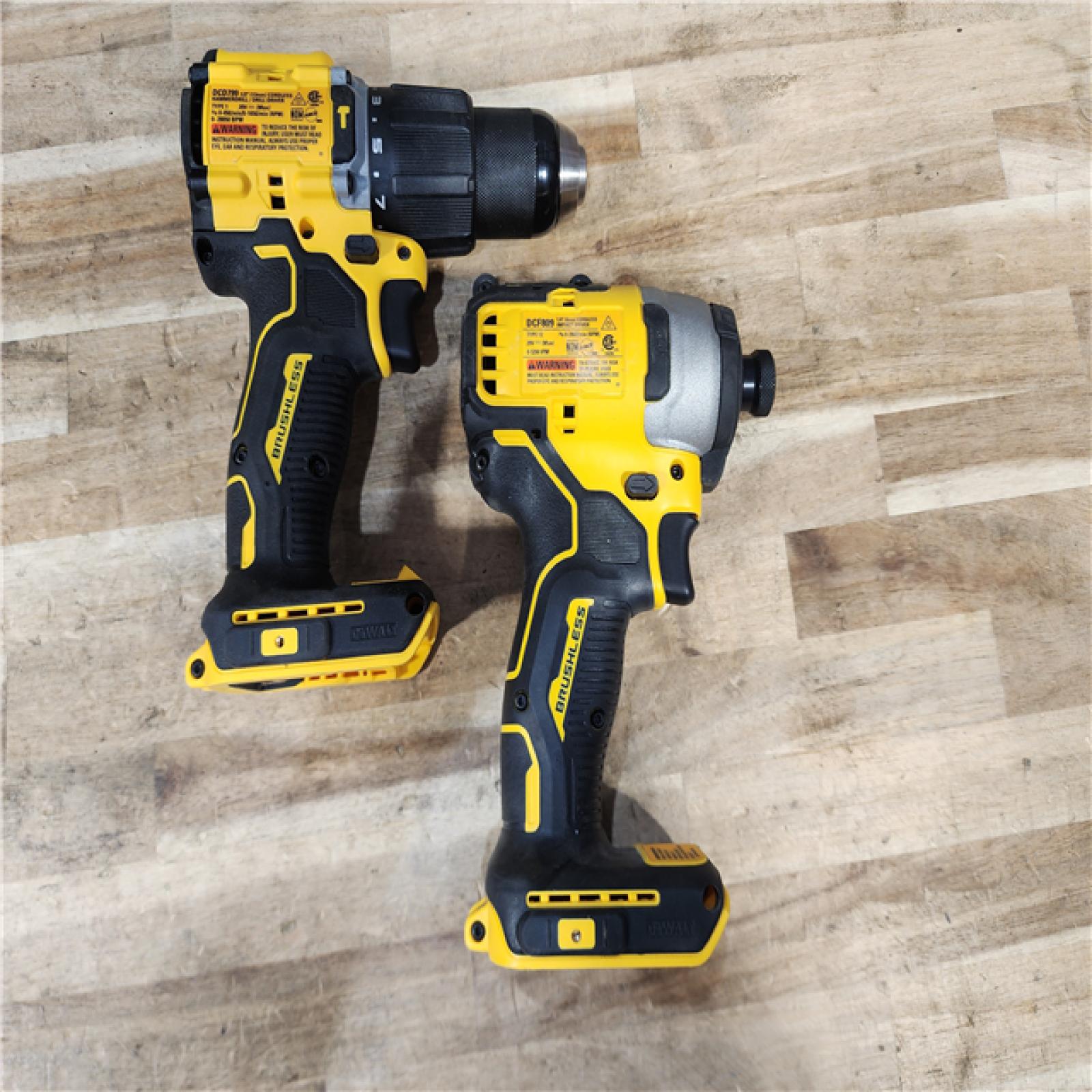 HOUSTON LOCATION - AS-IS DEWALT ATOMIC 20-Volt MAX Lithium-Ion Cordless Combo (2-Tool) Kit