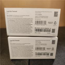 Phoenix AS-IS Google Nest Thermostat - Smart Programmable Wi-Fi Thermostat - (2-Pack)